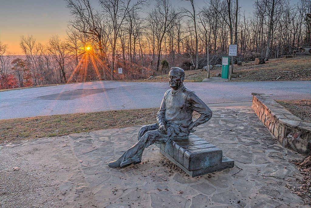 Statue in Franklin D. Roosevelt State Park