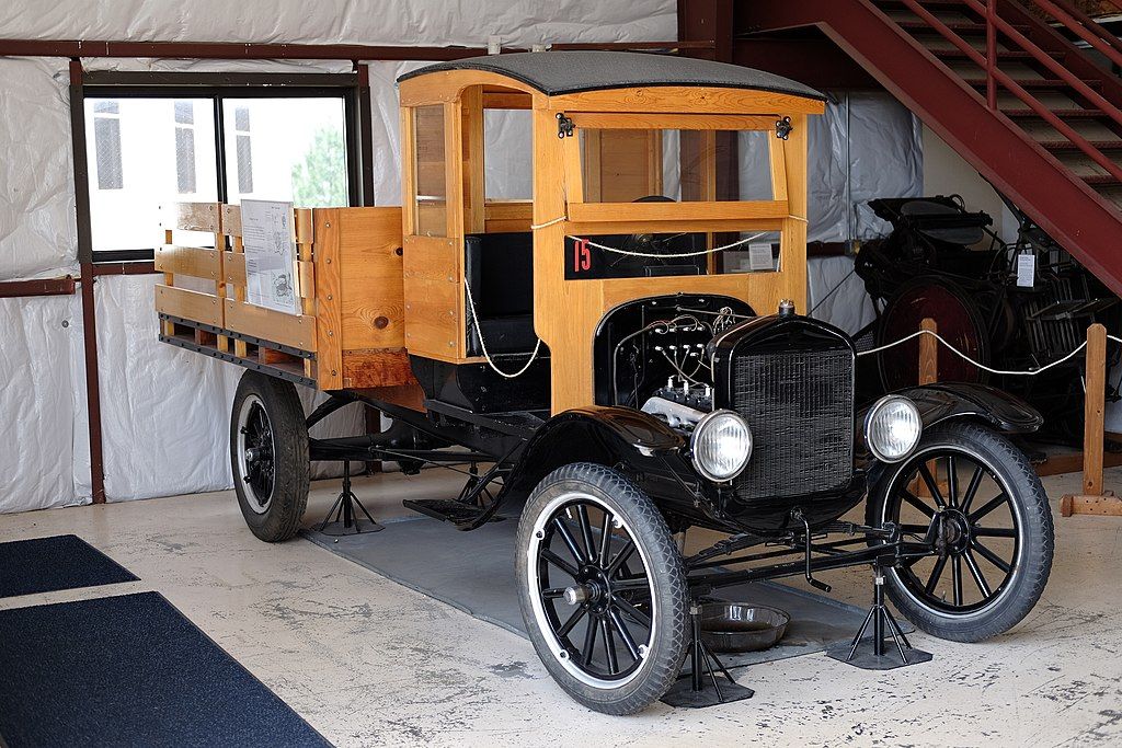 Ford Model truck in Campbell County Rockpile Museum