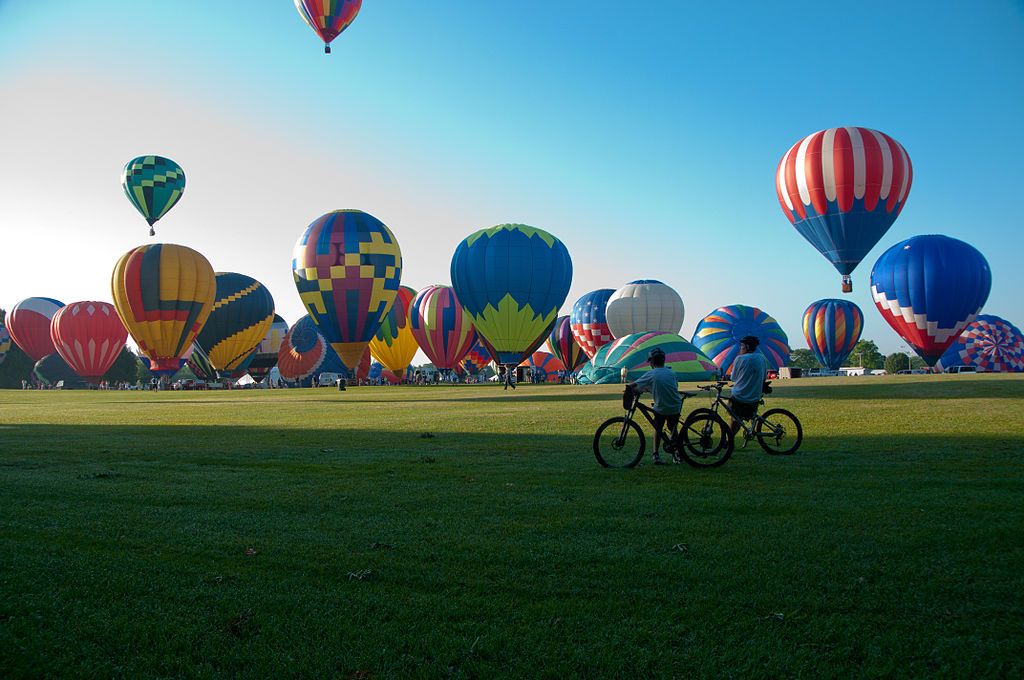 View of Alabama Jubilee Hot Air Balloon Classic