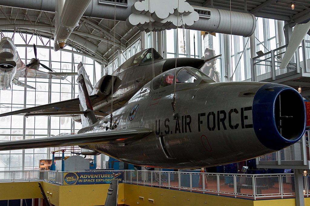 Interior View of Virginia Air and Space Center in Hampton, Virginia