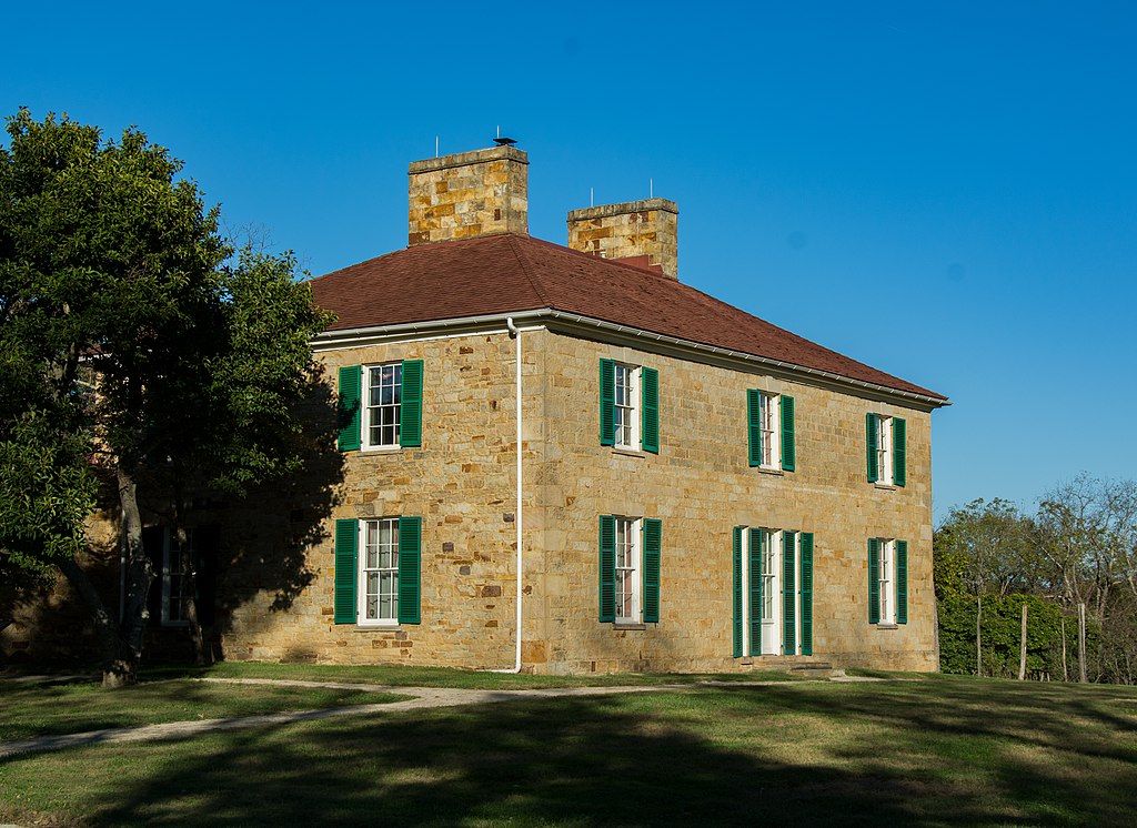 View of Adena Mansion and Gardens Historic Site