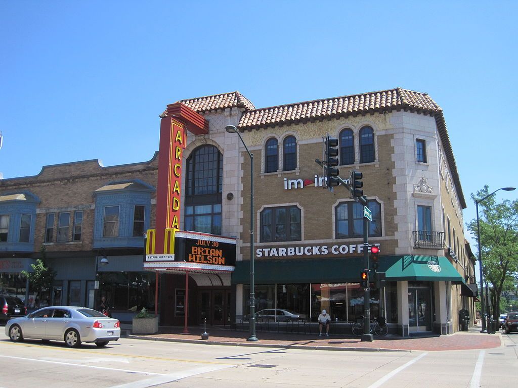 Front View of Historic Arcada Theater