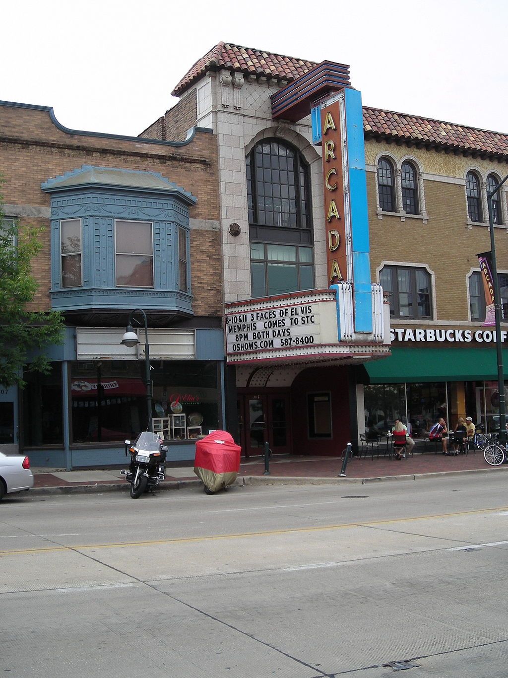 Front View of Historic Arcada Theater