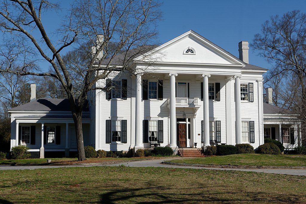 Front View of Historic Bailey-Tebault House