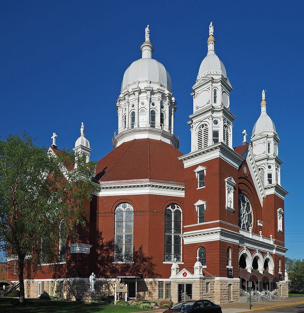Outside View of Basilica of St. Stanislaus Kostka