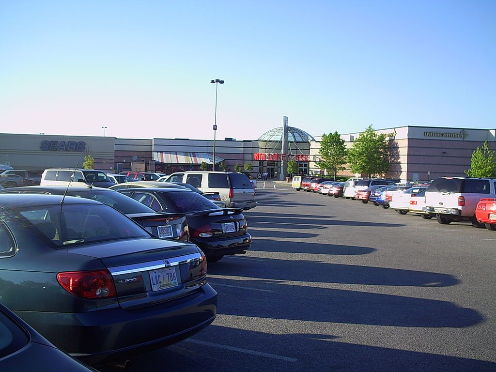 View of a Parking Lot at Bonita Lakes Mall