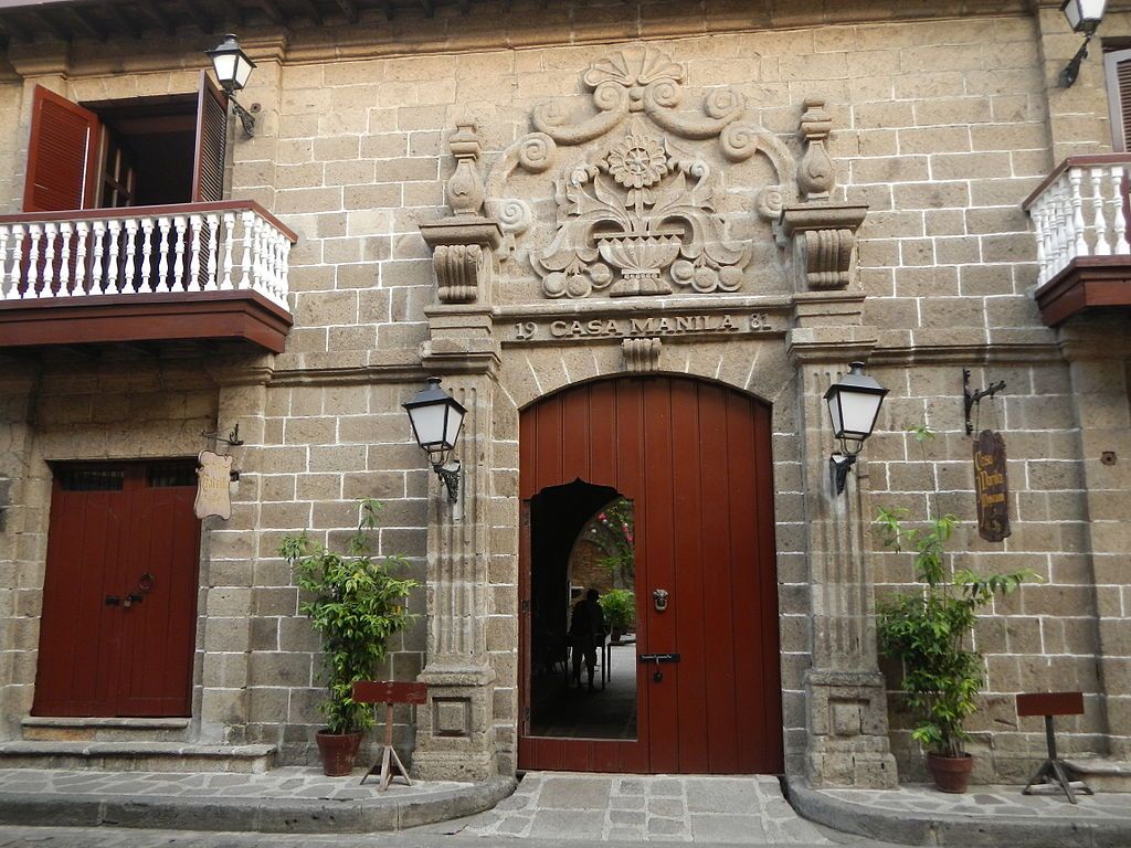 Outside Casa Manila