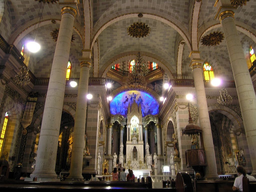 Inside View at Mazatlan Cathedral