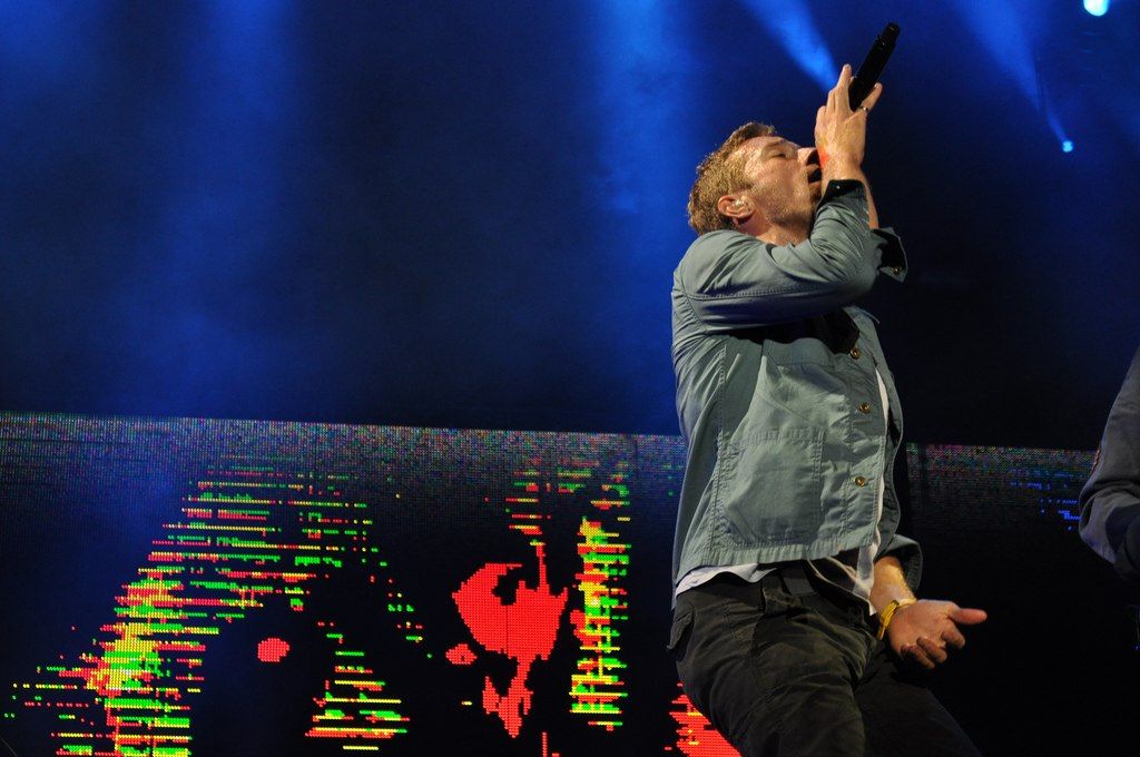 Chris Martin of Coldplay Music Midtown