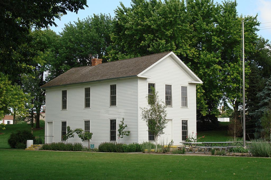 A Replica of Dakota Territorial Capitol building in Yankton's Riverside Park
