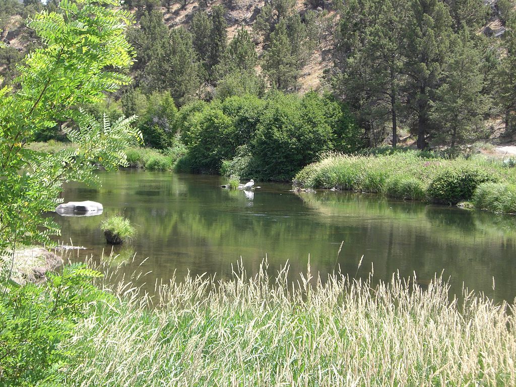 View of Cline Falls State Scenic Viewpoint