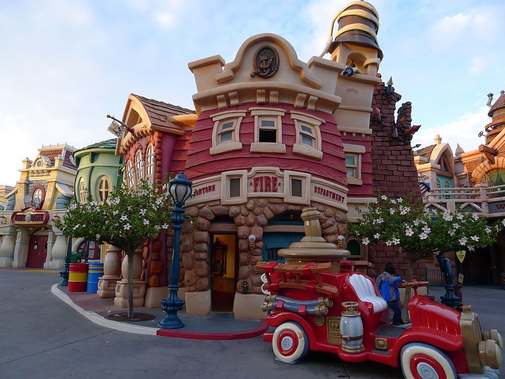 View of Disneyland