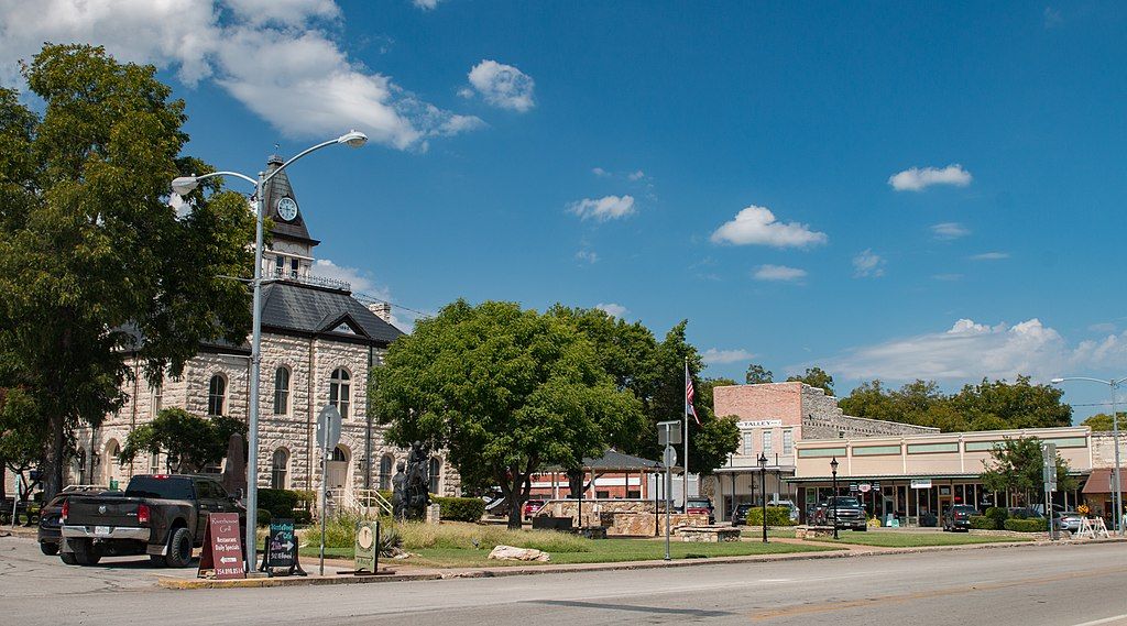 View of Glen Rose Downtown Square