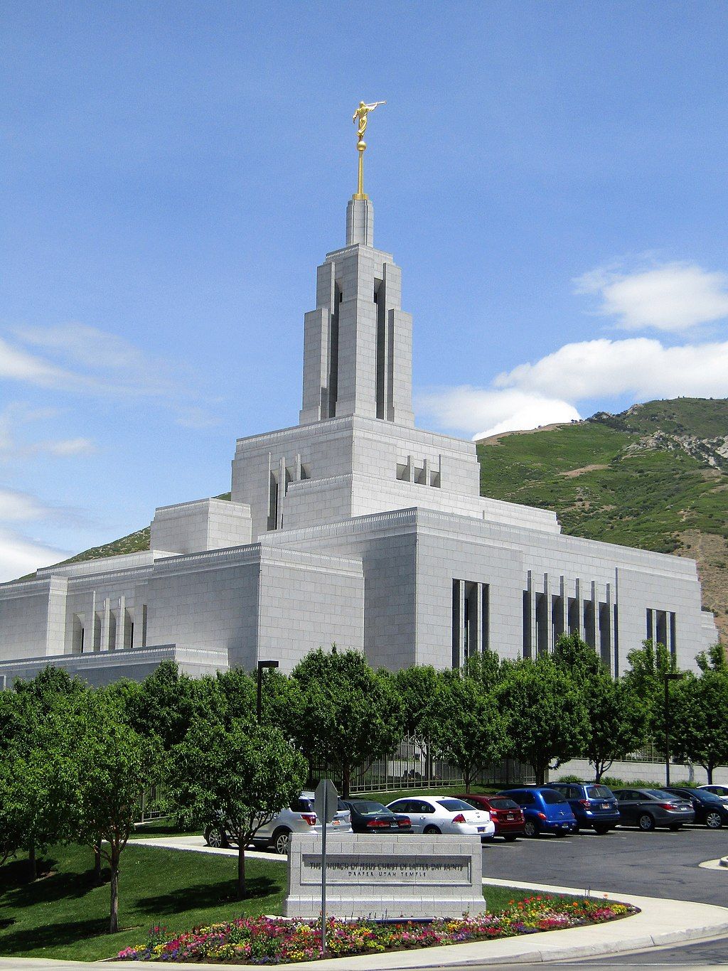 View of Draper Temple of the LDS Church