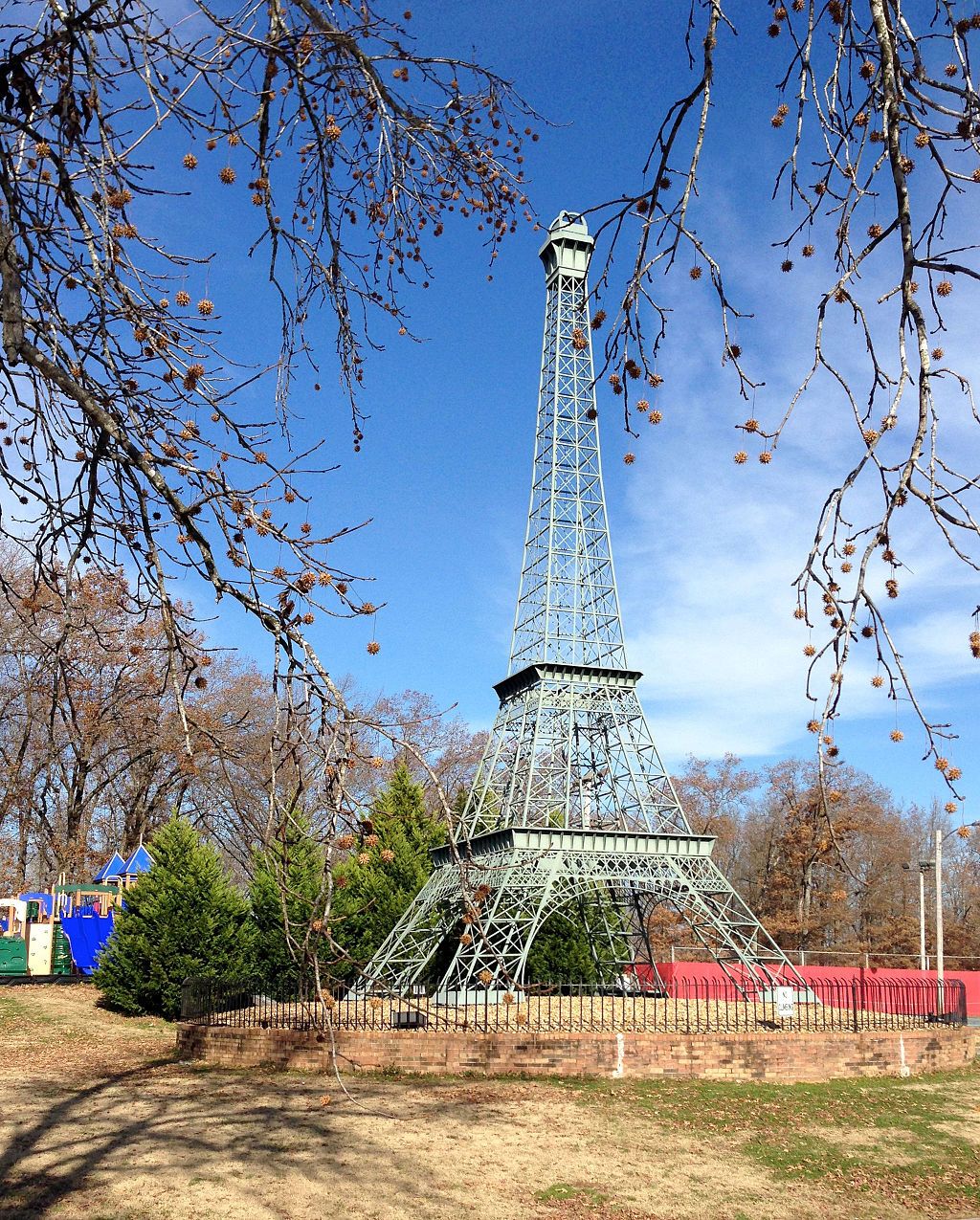 View of Eiffel Tower Park in Paris, TN