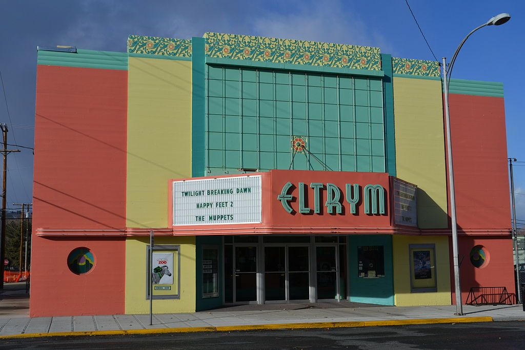 Front View of Historic Eltrym Theater