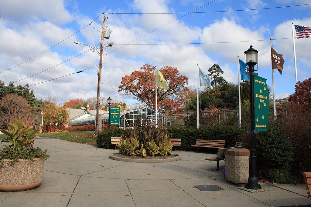 The grounds of Connecticut's Beardsley Zoo