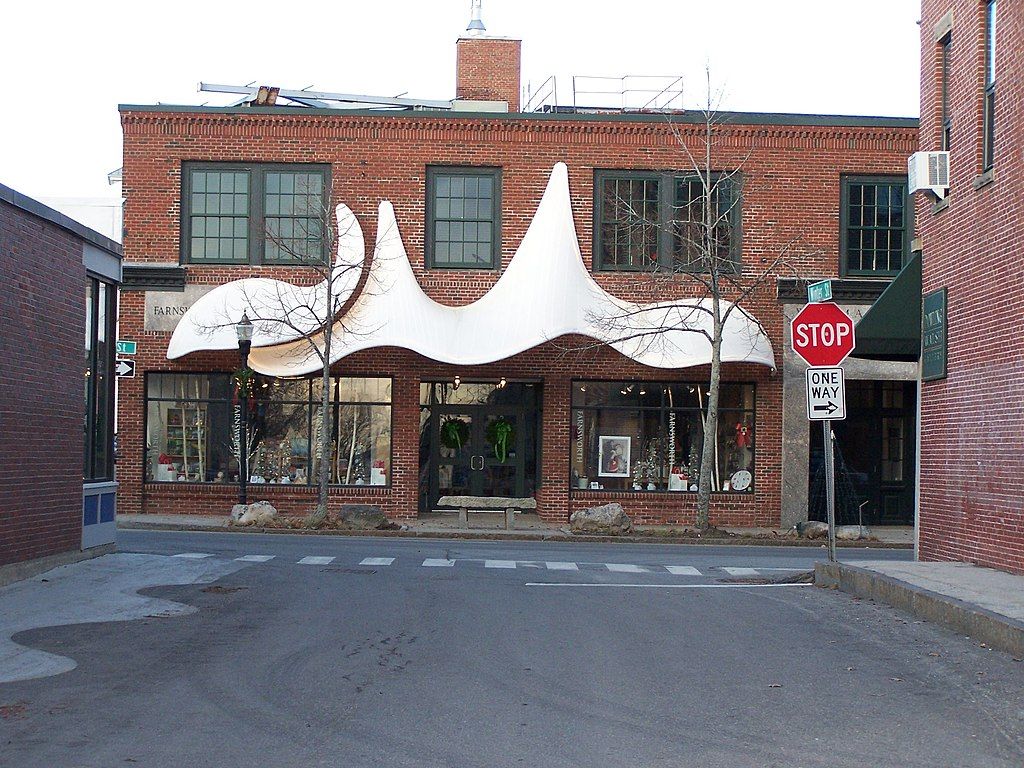 Exterior of Farnsworth Art Museum