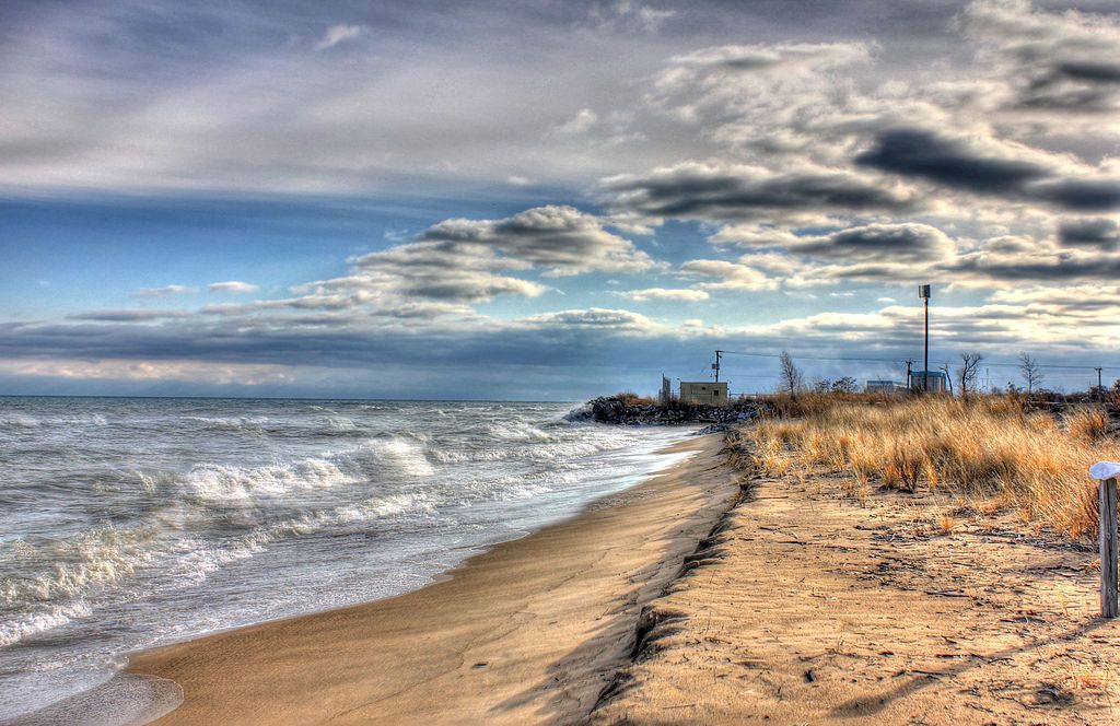 Scenic view of Illinois Beach State Park