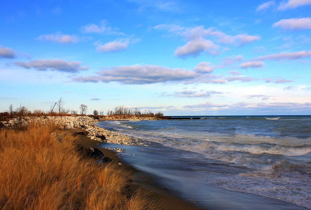 Daytime view of Illinois Beach State Park