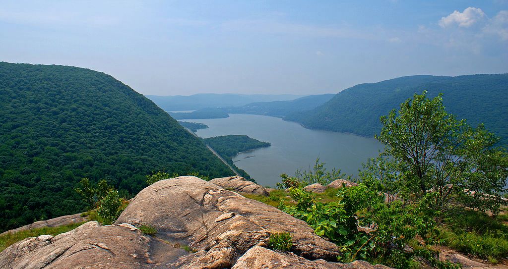 A wide view of Hudson Highlands State Park.