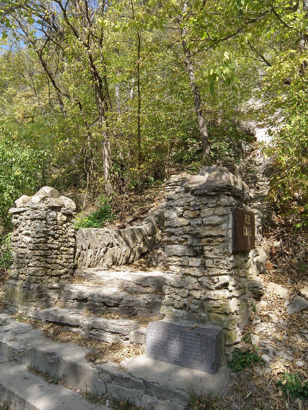 View of Ice Cave Hill Park