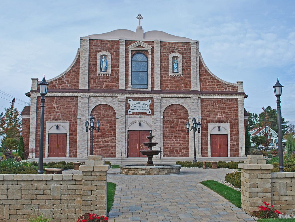 Front View of Immaculate Conception Church