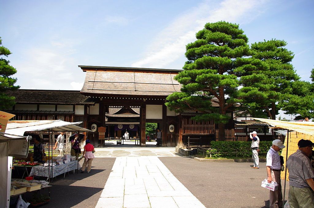 View of Takayama Jinja