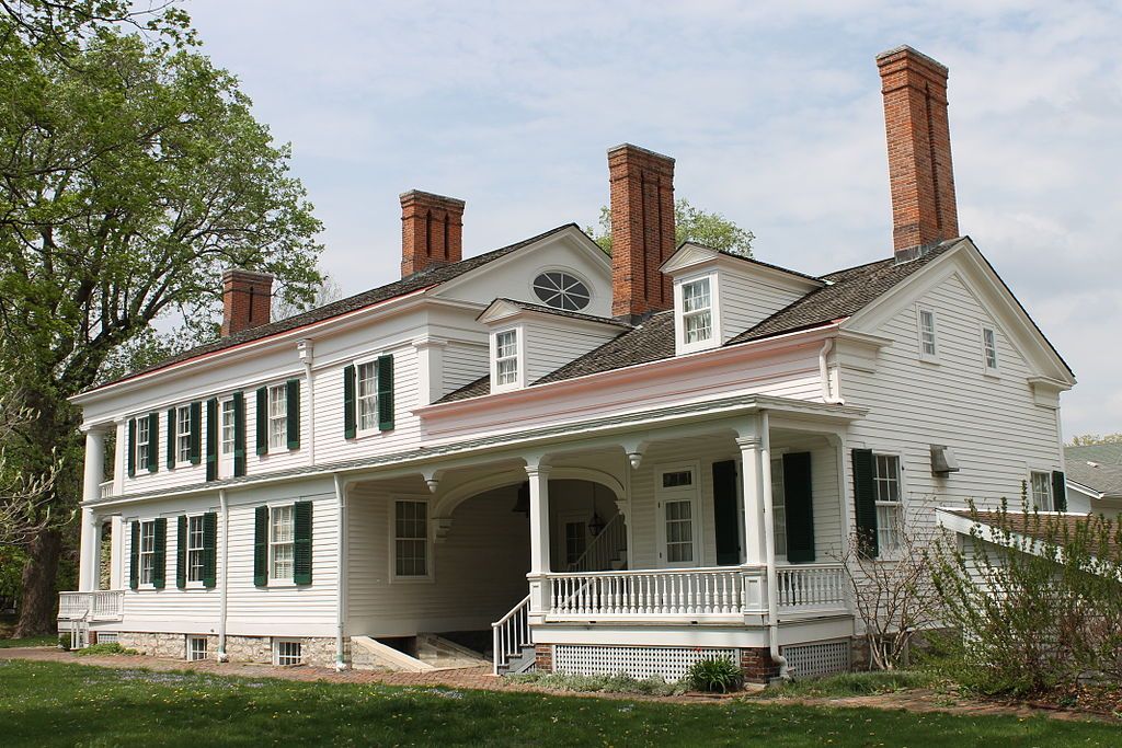 Exterior of the John Wood Mansion