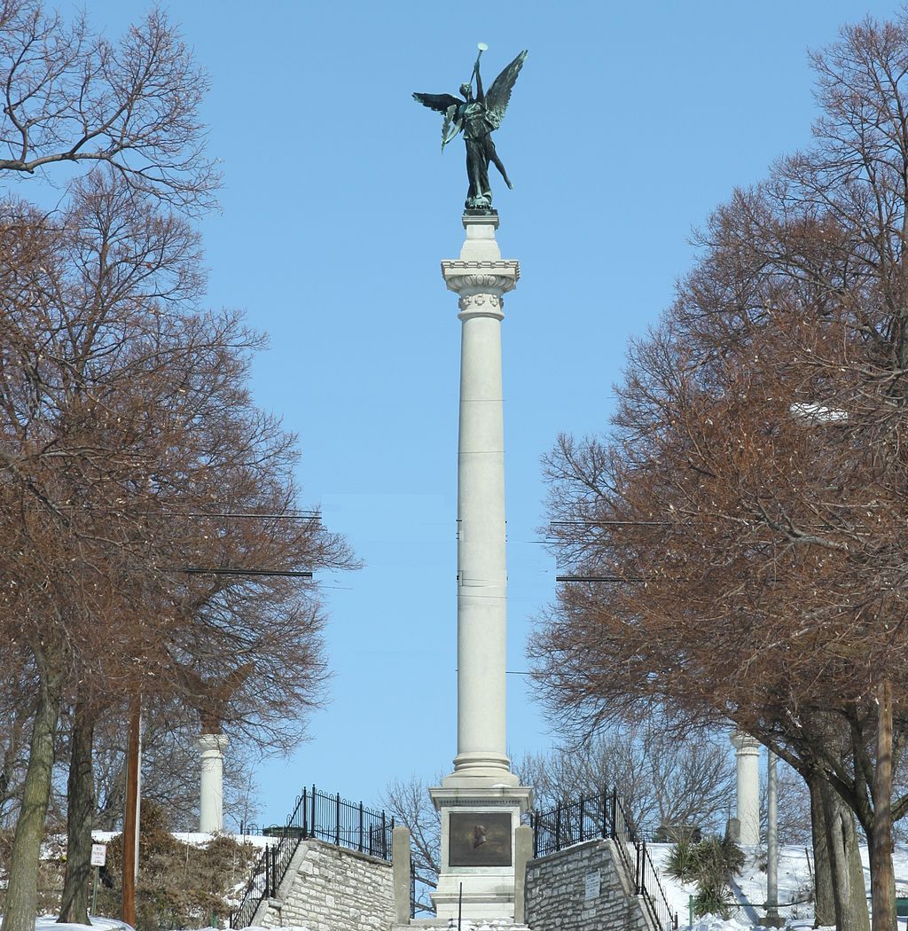 View of Elijah P. Lovejoy Monument
