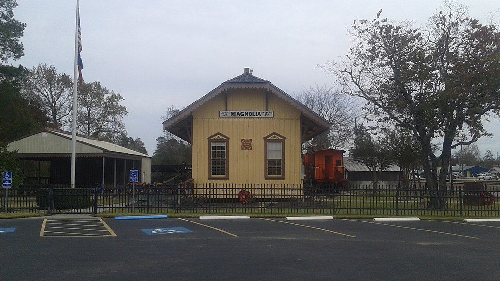 Front View of Historic Magnolia Depot