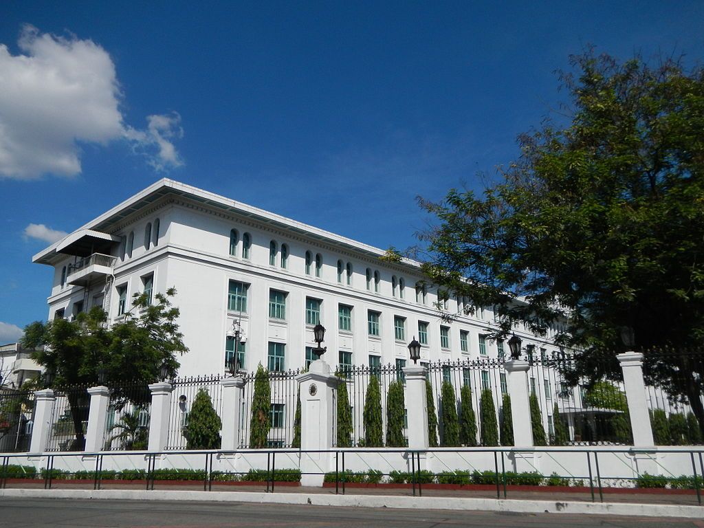 Outside Malacañang Palace