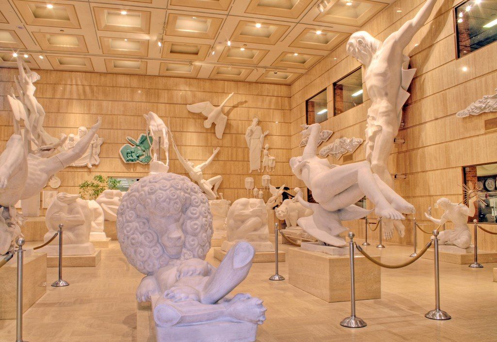 Interior View of Marshall M. Fredericks Sculpture Museum