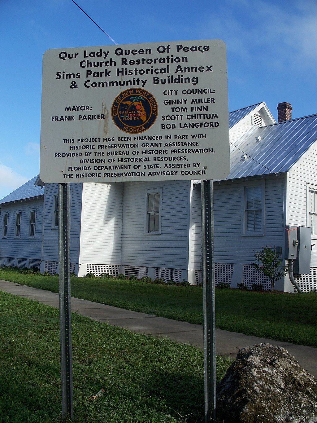A Sign in Sims Park