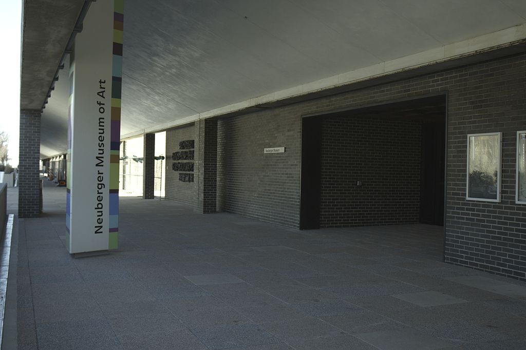 Entrance to Neuberger Museum of Art
