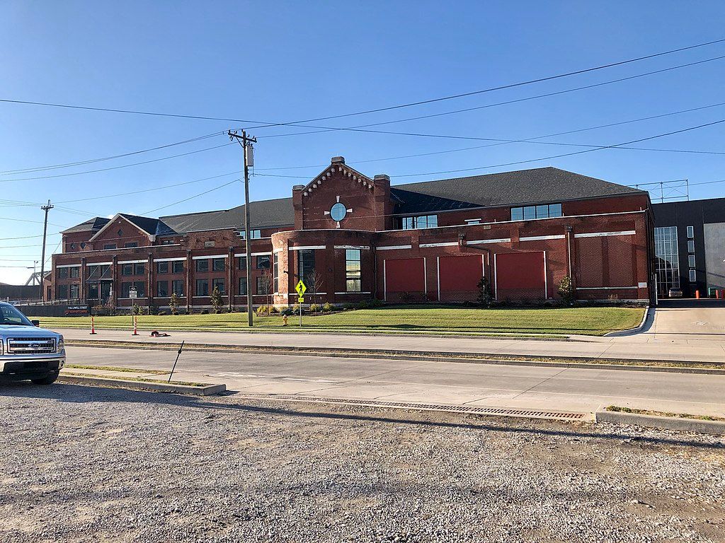 Outside view of New Riff Distillery.