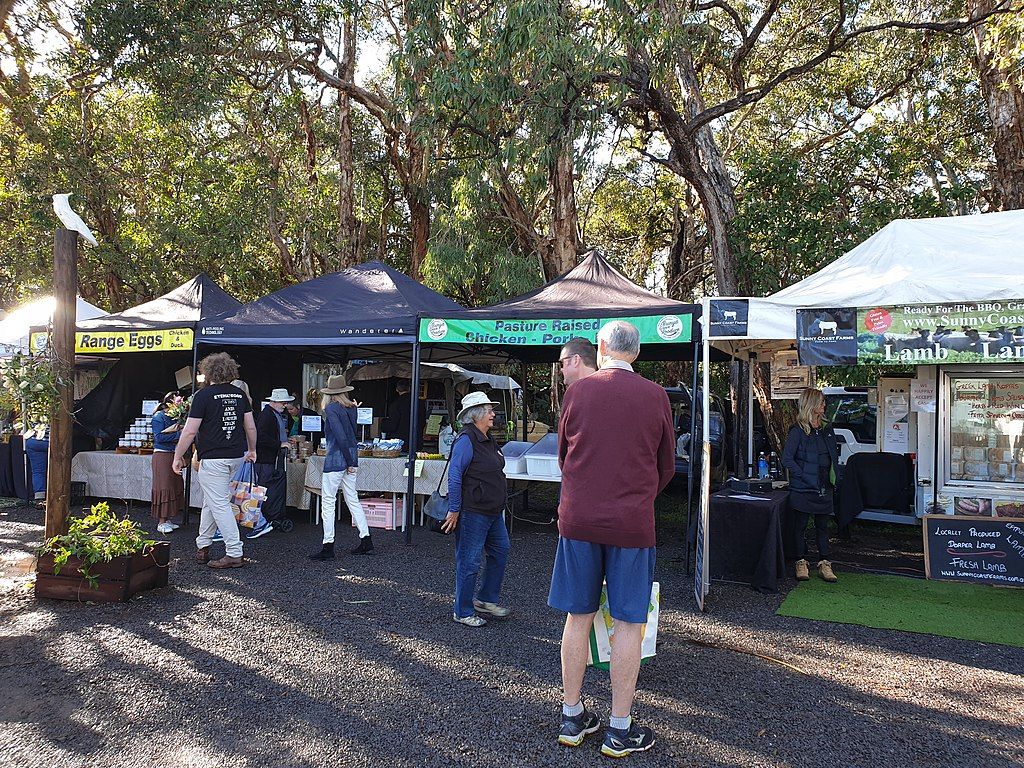 View of Noosa Farmers Market