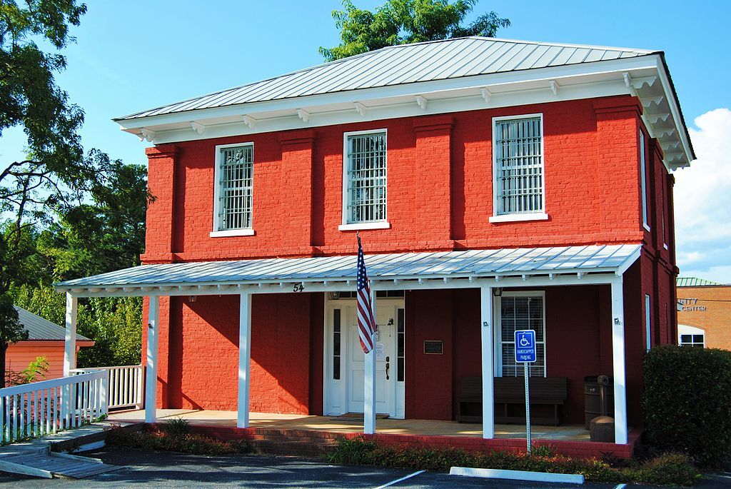 Outside View of Dawson County Historic Jail