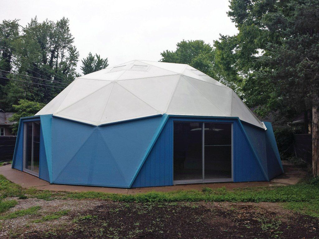 Outside View of R. Buckminster Fuller Dome Home