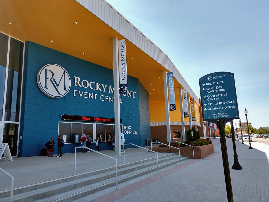 Outside of Rocky Mount Event Center