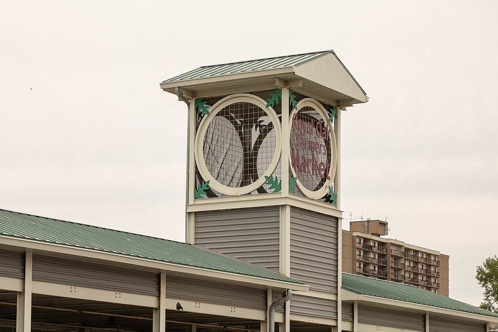 View of Royal Oak Farmers Market