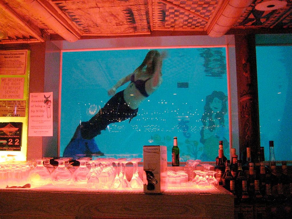 Fake Mermaids in Sip ‘N Dip Lounge
