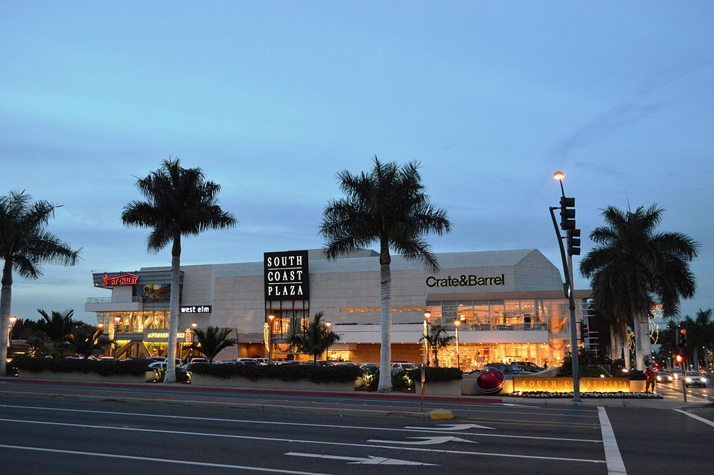 Outside View of South Coast Plaza