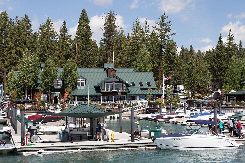 View of Tahoe City Marina