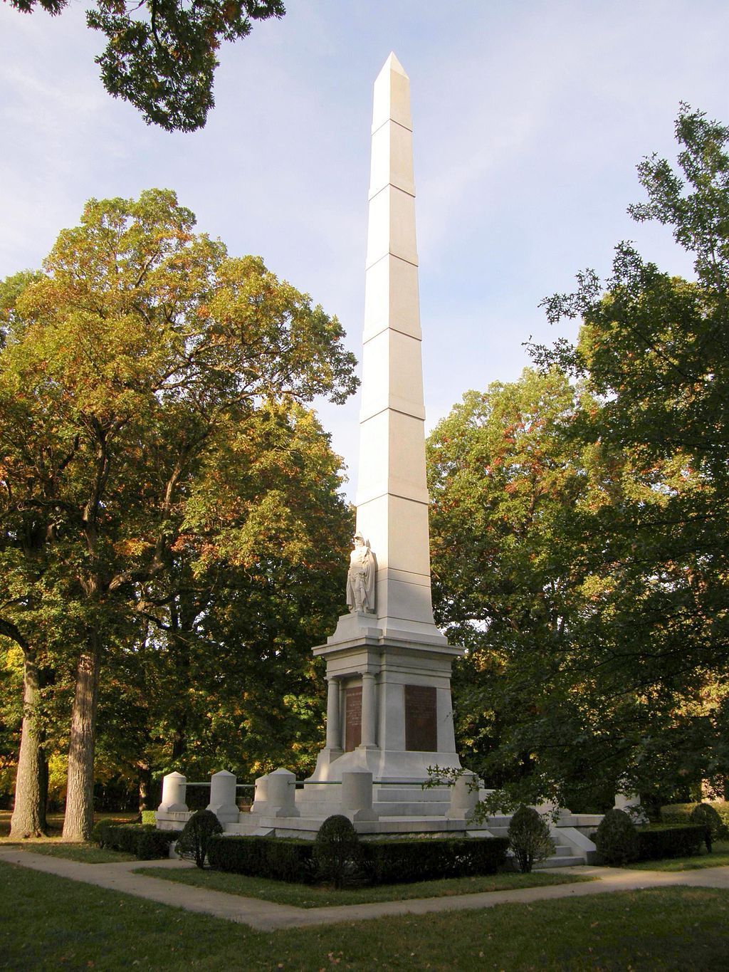 View of Tippecanoe Battlefield Park with Trees
