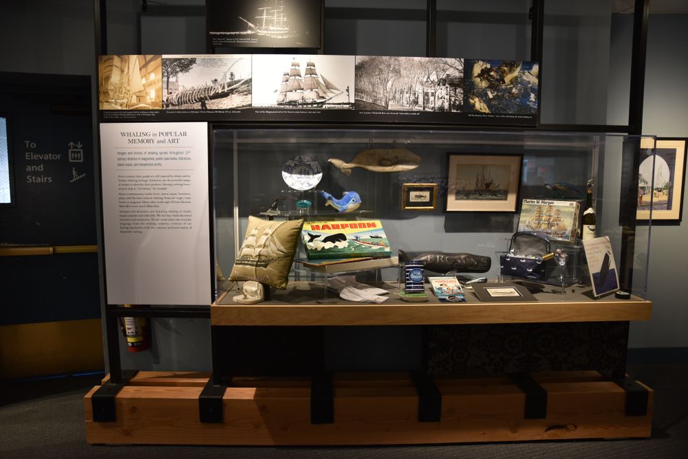 Display inside the Mystic Seaport Museum.