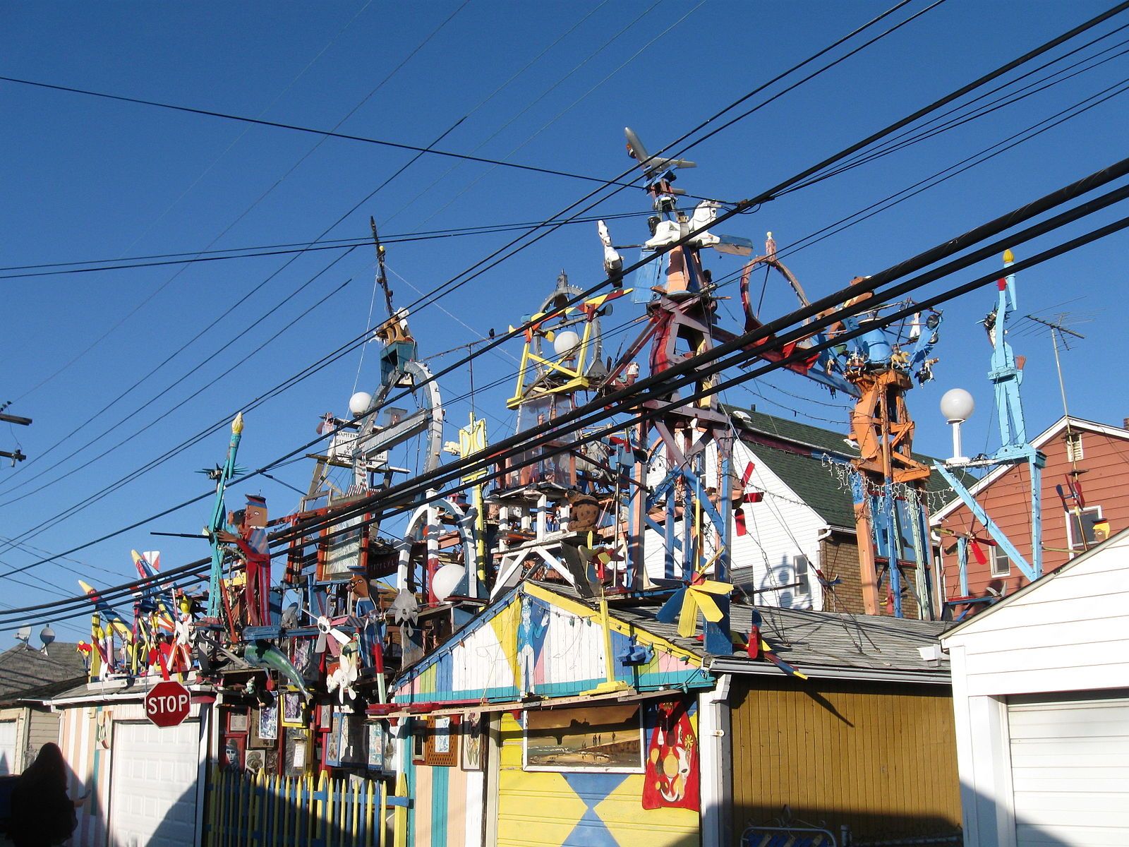 Art at Hamtramck Disneyland in Southfield, MI