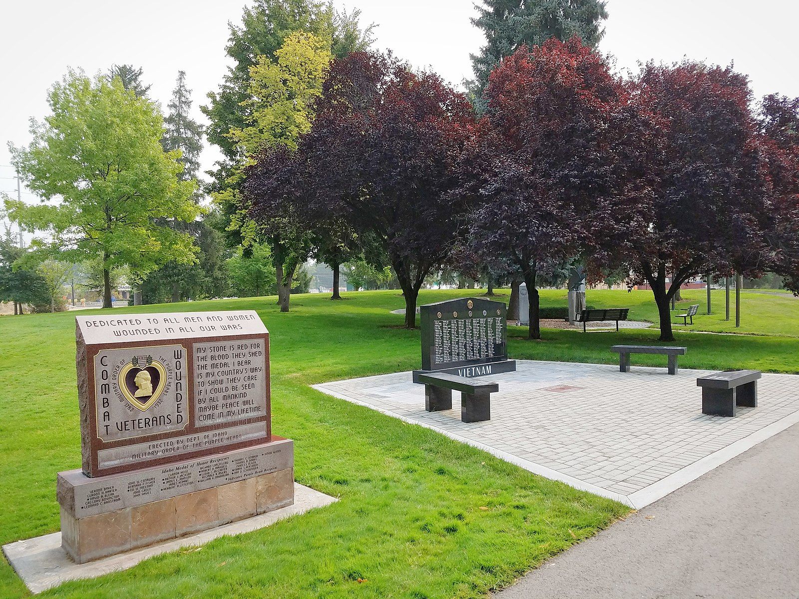 Veterans Memorial Park in Boise, ID