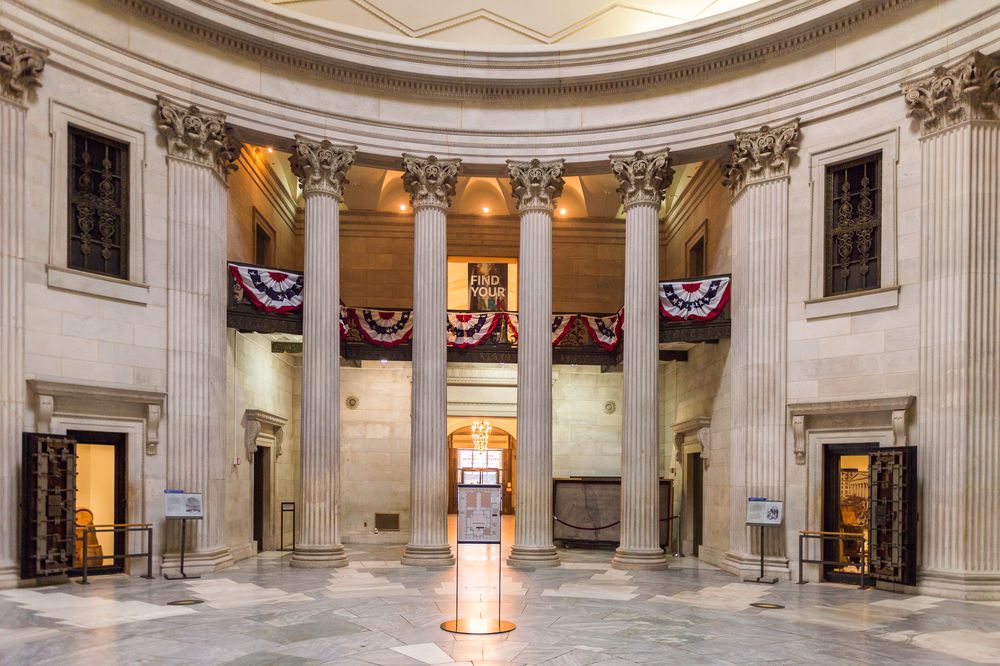 Interior of Federal Hall National Memorial