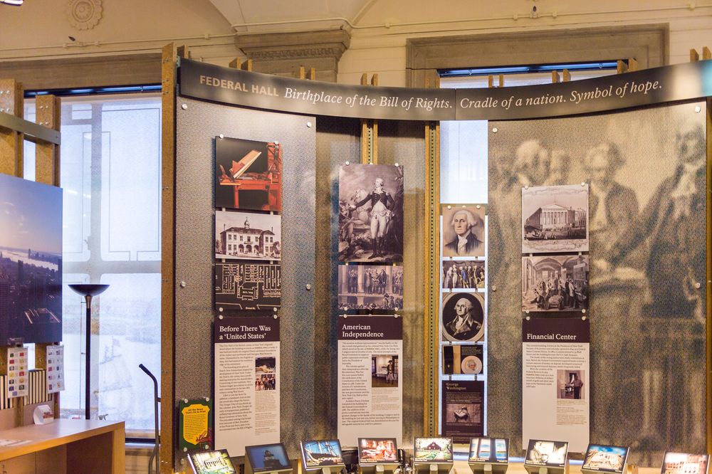 Exhibit in Federal Hall National Memorial